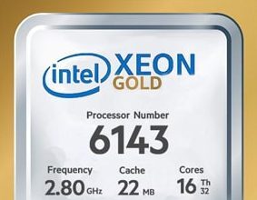 مشخصات پردازنده Intel Xeon Gold 6143